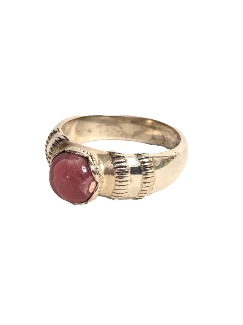 Carolyn Pollack Rhodochrosite Sterling Silver 925 Ring Sz 9.5 Estate Jewelry - Picture 2 of 7